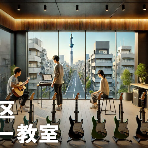墨田区のギター教室おすすめ10 選【錦糸町、両国、亀戸】